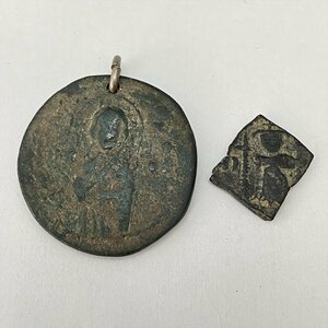 ◆ 古代 青銅貨 ヨルダン ペトラ山頂発掘 2枚まとめて ◆