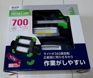 新品　ELPA DOP-WL30 LED両面ポータブルライト　朝日電器(株) アウトドア