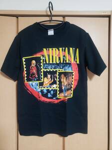 NIRVANA ニルヴァーナ ニルバーナ Tシャツ ヴィンテージ USED 黒 S anvilタグ (スウェット バンド ロック)