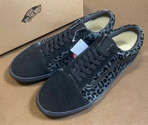 Vans OLD SCHOOL BLACK LEOPARD バンズ　オールドスクール　レオパード　ブラック　スエード 28.5 LOW 黒