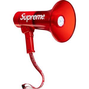 【未使用、未開封、Supremeステッカー付】Supreme/Pyle Waterproof Megaphone Red/国内正規品/拡声器/メガホン