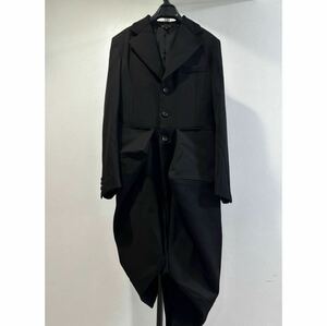 2023AW COMME des GARCONS コムデギャルソン　ロングジャケット ブラック コート Sサイズ 定価205700円　黒