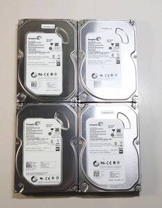 KN3388 【中古品】4個セット Seagate ST500DM002 HDD 500GB