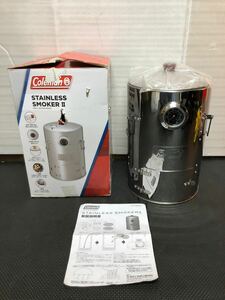 ♪Coleman stainless smokerⅡステンレススモーカー2 ステンレススモーカーII キャンプコールマン アウトドア キャンプ 燻製器