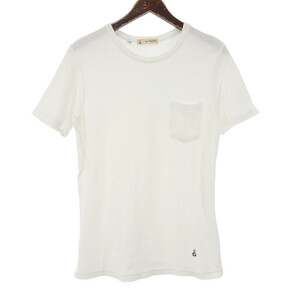 【特別価格】GUY ROVER パイル ポケット 半袖 Tシャツ ホワイト メンズXS