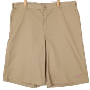 Dickies カーゴショーツ ショートパンツ 古着 メンズW42インチ ベージュ系 pc-0063