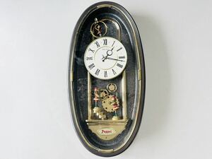 ☆1000円スタート☆　セイコー puppet　からくり時計　ジャンク品　　SEIKO　掛け時計　RE506B