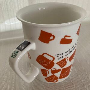 スターバックス&アフタヌーンティー コラボ たっぷりサイズ マグカップ オレンジ