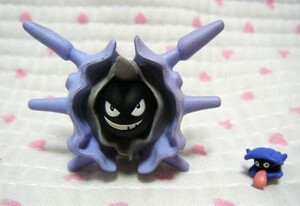 タカラトミー　TOMY　ポケットモンスター　ぜんこく版 立体ポケモン図鑑　第３集　フィギュア 2体 【シェルダー・パルシェン】 @初期製品