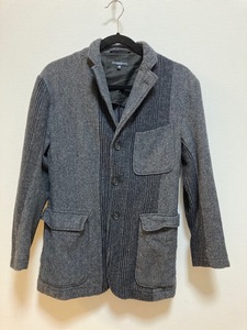 ◆送料無料◆XSサイズ ENGINEERED GARMENTS Loiter Jacket エンジニアードガーメンツ ヘリンボーン ジャケット アメリカ製