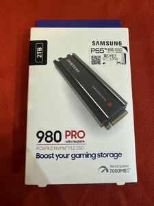 【1円スタート】M.2 SSD 2TB Samsung 980 PR0ヒートシンクモデル PS5 公式推奨製品 MZ-V8P2TOC/IT SONY PlayStation 5