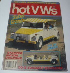 ★【hot VWs】1987年6月 空冷VW BUG 空冷ワーゲン 空冷ビートル ワーゲンバス ビートル カルマン キャルルック 当時物