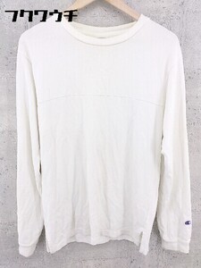 ◇ Champion チャンピオン 長袖 Tシャツ カットソー サイズSMALL ホワイト メンズ