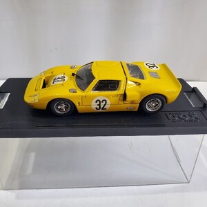 model BOX 1/43「FORD GT 40 SPA 1964 」黄色 イタリア製 新品未使用 487