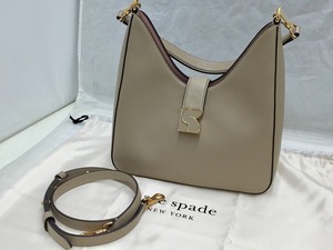 期間限定セール ケイトスペード kate spade ダコタ ホーボー スムースレザー 2way ショルダーバッグ ベージュ