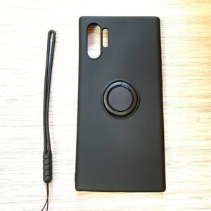 ギャラクシー　Galaxy note10+　 ソフトケース カバー スマホリング