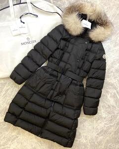 MONCLER （モンクレール） KHLOE GIUBBOTTO クロエ ロング ダウンジャケット ダウンコート ブラック 0サイズ I2 093 1C51B02 68065