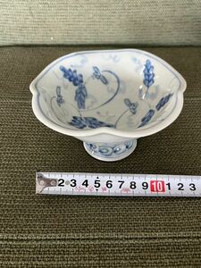 戸0124和食器 アンティーク ROYAL COPENHAGEN ロイヤルコペンハーゲン 古美術 コンポート 小鉢 コンポティエ 中国