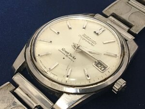 希少 稼働品 GRAND SEIKO グランドセイコー クロノメーター 43999T0 手巻き 腕時計 35石 獅子メダル ADダイヤル ベルト社外製ジャンク