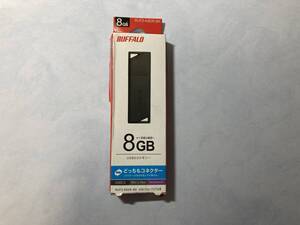 新品★BUFFALO どっちもコネクター　USB2.0メモリー　RUF2-K8GR-BK 送料無料