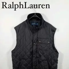 Ralph Lauren キルティングベスト　ラルフローレン L　ブラック