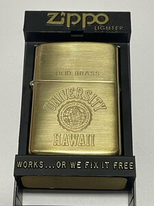 1995年 BRASSブラス　UNIVERSITY　HAWAII　zippo　未使用