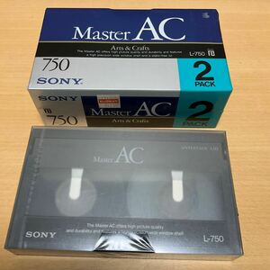 未開封 未使用 / ベータ SONY MASTER AC L-750 3本まとめて ビデオテープ Beta