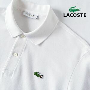 ラコステ LACOSTE 半袖 ポロシャツ 3 (M) ホワイト 白 シャツ PH051