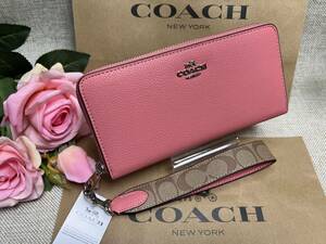 コーチ COACH 長財布 財布 シグネチャー キャンバス ロング ジップ アラウンド ウォレット プレゼント 誕生日 ギフト C206 CK427