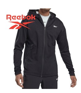 【新品特価!定価14300円が86%OFF!】Reebokリーボック/フィットネス アスリート フーディー/GT3221/ ブラック//サイズXO