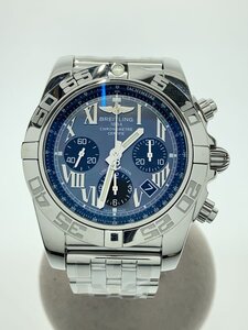 BREITLING◆クロノマット44 ブラックマザーオブパール ローマンインデックス 日本限定500本//