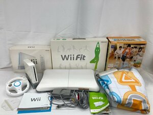 Nintendo ニンテンドー Wii 本体 / Wii fit / ファミリートレーナー ほか おまとめ 【CIAZ1037】