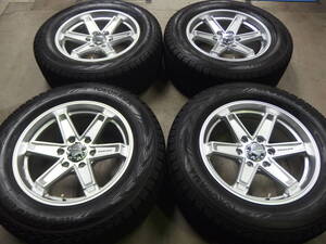 YOKOHAMA iceGUARD SUV G075 265/60R18 + weds KEELER TACTICS 4本セット ランクルプラド