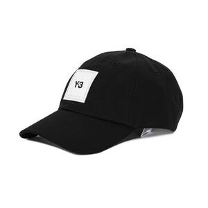 新品 Y-3 SQUARE LABEL CAP ロゴ ベースボール キャップ GT6379 ワイスリー ヨウジヤマモト ブラック