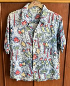 1950s ビンテージアロハシャツ Royal Hawaiian ジャンク品　S/M ?