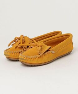 「Minnetonka」 モカシンシューズ US5.5 イエロー レディース