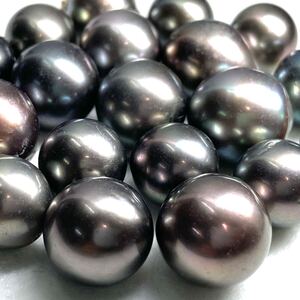 1円〜!!●南洋黒蝶真珠おまとめ200.5ct●d 約40.1g 約10-13.5mm 真珠 pearl パール ルース 裸石 宝石 ジュエリー 片穴 両穴 w4 マ74