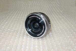 （正常品）SONY E PZ 16-50mm/F3.5-5.6 OSS 電動ズームレンズ SELP1650　シルバー