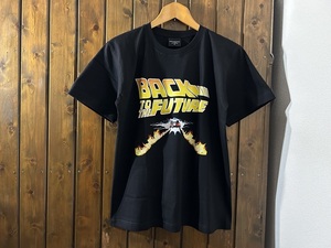 新品★バックトゥザフューチャー　プリントTシャツ★デロリアン/SF映画/BTTF