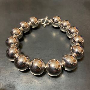 SILVER925 BIG PEAL S FOOK BRACELET/シルバー/ブレスレット