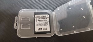 ALPINE　2019年　地図SDカード　8inchナビVIE-X008 中古品