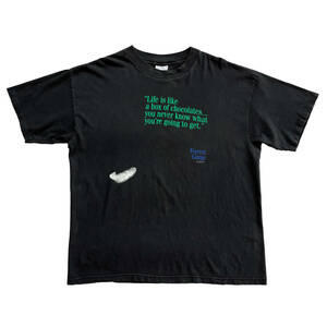 【Vintage】Forrest Gump Tシャツ STANLEY DESANTIS フォレスト・ガンプ XL ブラック スタンリー デサンティス 1990年代 Green