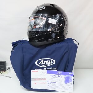 【新品未使用】Arai アライ ASTRO-IQ XO フルフェイスヘルメット XXXL グラスブラック アストロIQ 大きいサイズ バイク 二輪 美品