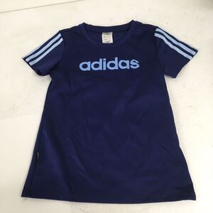 送料無料★adidas アディダス★半袖Tシャツ　キッズ　子供　160★ネイビー#60401soo