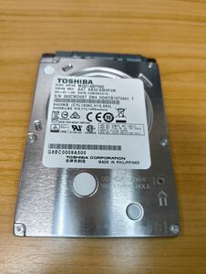 東芝 MQ01ABF050 2.5インチ 7mm SATA　HDD 500G　正常判定　TOSHIBA　＃１