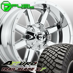 FUEL Ｄ536 Maverick ランクル200 ダッジ ラム 20インチタイヤホイールセット ATTURO TRAIL BLADE XT 275/55R20 285/55R20 305/55R20 X/T