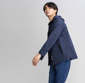 AIGLE エーグル　撥水 モーデンカッティングパーカ ジャケット　XL ネイビー