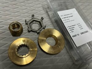 MERCURY 90~300hp船外機用15スプライン・4-1/4” & 4-3/4ギアケース対応、プロペラ取付キット