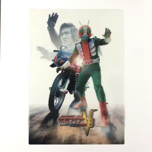 仮面ライダーV3 風見志郎 クリアポスター 非売品 特典 約48×33.5cm