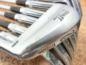 希少♪Wilson ウィルソン Staff TOUR BLADE ツアーブレード / 2～9.P アイアン 9本 純正スチールシャフト Dynamic FLEX-R 中古品♪Y0088